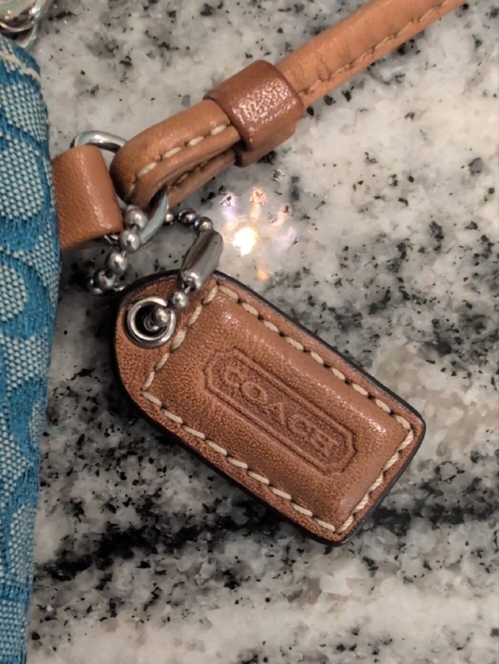 Coach Signature Jacquard & Suede Wristlet - Y2K - Picture 5 of 5